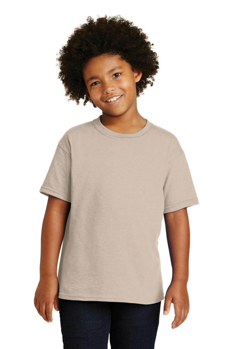 Gildan - Youth Heavy Cotton 100% Cotton T-Shirt. 5000B-T-shirts-Sand-XL-JadeMoghul Inc.