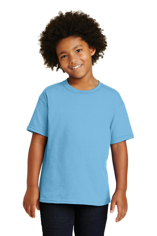 Gildan - Youth Heavy Cotton 100% Cotton T-Shirt. 5000B-T-shirts-Sky-M-JadeMoghul Inc.