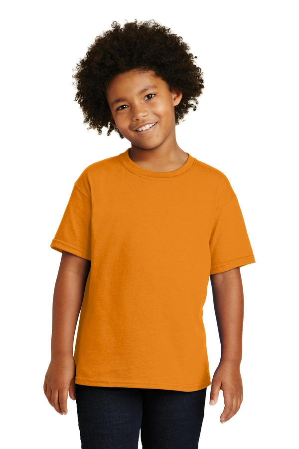 Gildan - Youth Heavy Cotton 100% Cotton T-Shirt. 5000B-T-shirts-Tennessee Orange-M-JadeMoghul Inc.