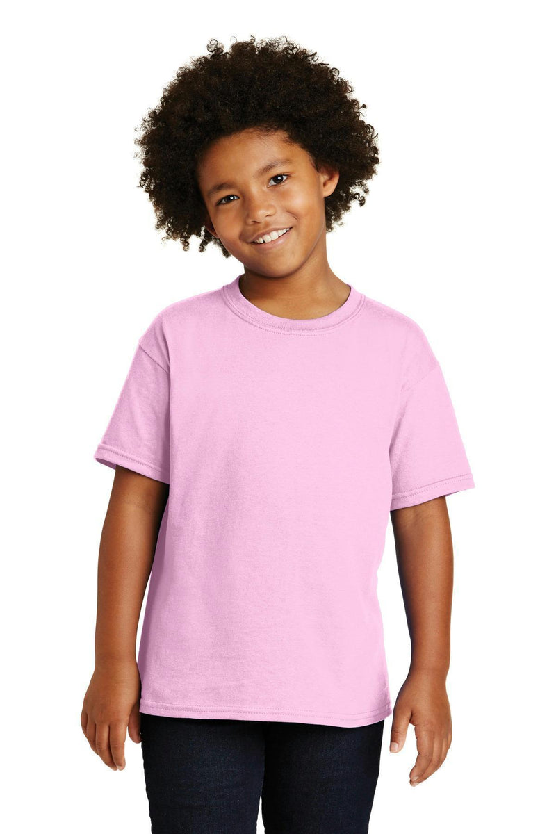 Gildan - Youth Heavy Cotton 100% Cotton T-Shirt. 5000B-Youth-Light Pink-L-JadeMoghul Inc.