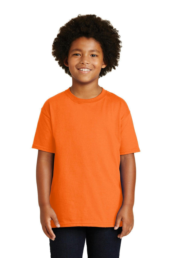 Gildan - Youth Ultra Cotton 100% Cotton T-Shirt. 2000B-T-shirts-S. Orange-L-JadeMoghul Inc.