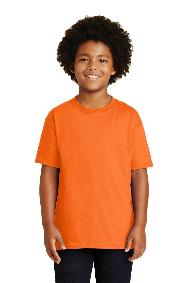 Gildan - Youth Ultra Cotton 100% Cotton T-Shirt. 2000B-T-shirts-S. Orange-S-JadeMoghul Inc.