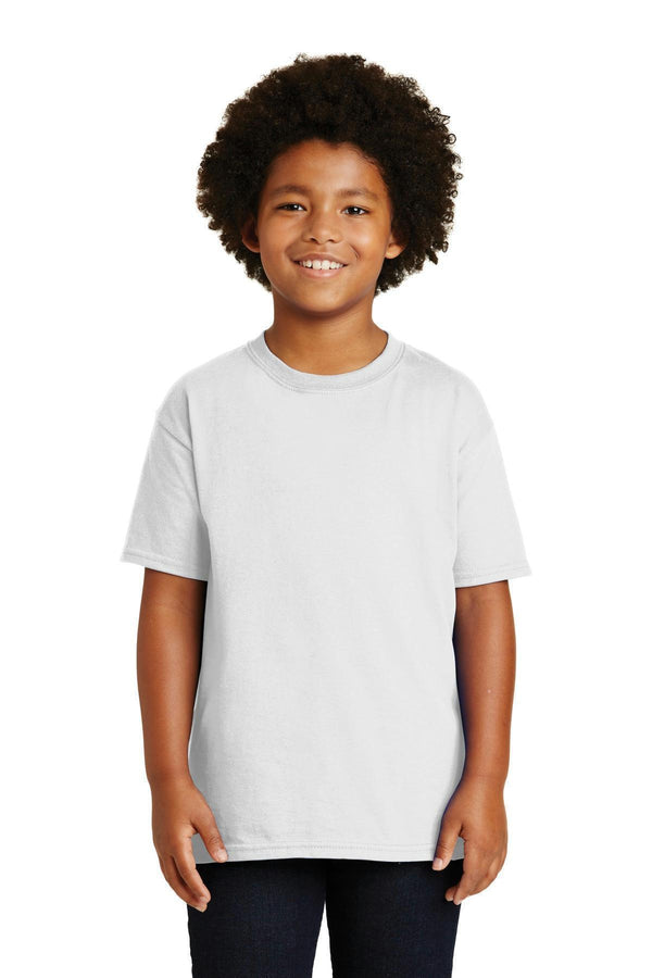 Gildan - Youth Ultra Cotton 100% Cotton T-Shirt. 2000B-T-shirts-White-XL-JadeMoghul Inc.