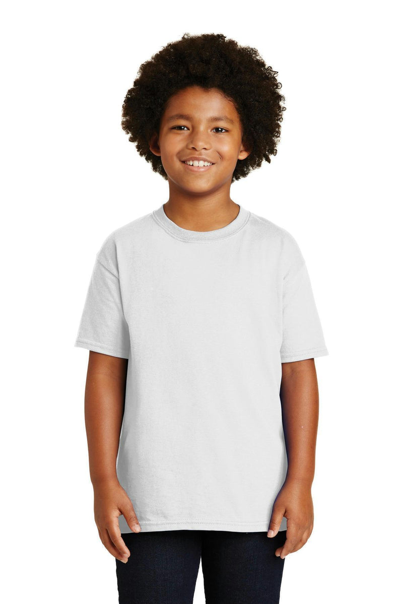 Gildan - Youth Ultra Cotton 100% Cotton T-Shirt. 2000B-T-shirts-White-XS-JadeMoghul Inc.