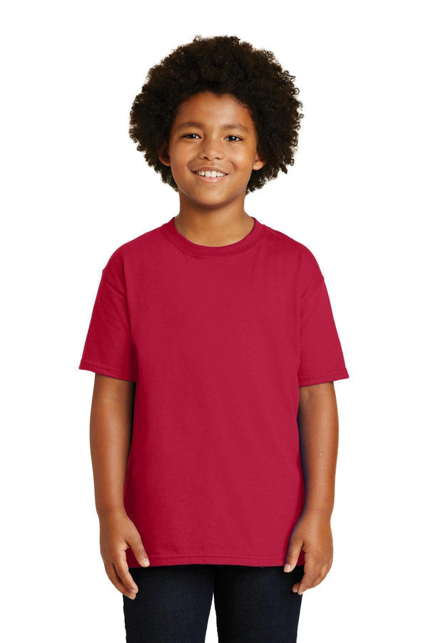 Gildan - Youth Ultra Cotton 100% Cotton T-Shirt. 2000B-Youth-Cherry Red-XL-JadeMoghul Inc.