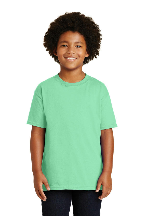 Gildan - Youth Ultra Cotton 100% Cotton T-Shirt. 2000B-Youth-Mint Green-L-JadeMoghul Inc.