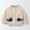 Girl Front Open Applique design Cardigan Sweater-as picture 1-18M-JadeMoghul Inc.