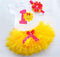 Girls 1st Birthday Party Romper And Tutu Skirt Set-As Picture 10-JadeMoghul Inc.