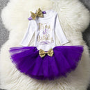 Girls 1st Birthday Party Romper And Tutu Skirt Set-As Picture 18-JadeMoghul Inc.