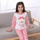 Girls 2 Piece Cotton Printed Pajama Set-3-2T-JadeMoghul Inc.