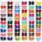 Girls Big Ribbon Hair Bow Clips-60colors Can Choose-JadeMoghul Inc.