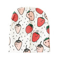 Girls / Boys All Season Cotton Printed Beanie-strawberry-JadeMoghul Inc.