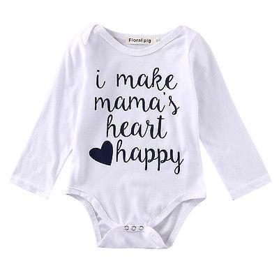 Girls/ Boys Full Sleeved Printed Bodysuit-0-3 months-JadeMoghul Inc.