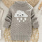 Girls Clouds Print Pull Over Sweater-Grey-3T-JadeMoghul Inc.
