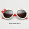 Girls Cool Folding Acrylic Frame Sunglasses UV 400 Protection-White Frame-JadeMoghul Inc.