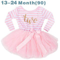 Girls First Birthday Cute Striped Tutu Dress-A0250F2-JadeMoghul Inc.