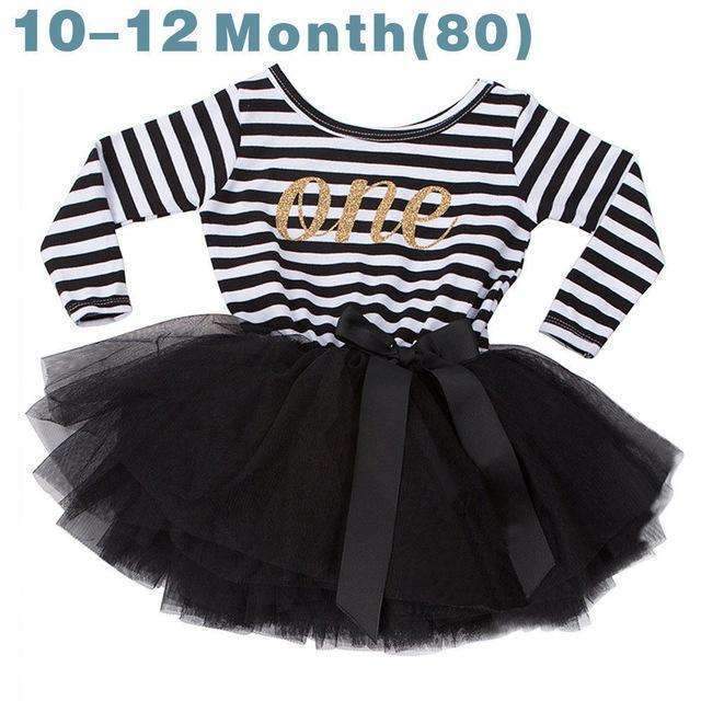 Girls First Birthday Cute Striped Tutu Dress-A0250HI1-JadeMoghul Inc.