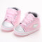 Girls Love Heart Design Soft Sneakers With Ribbon Laces-Grey-1-JadeMoghul Inc.