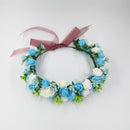 Girls Party Wear Floral Hair Crowns-A 3-JadeMoghul Inc.