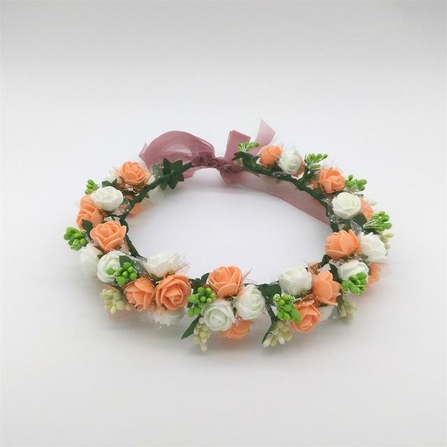 Girls Party Wear Floral Hair Crowns-A 6-JadeMoghul Inc.