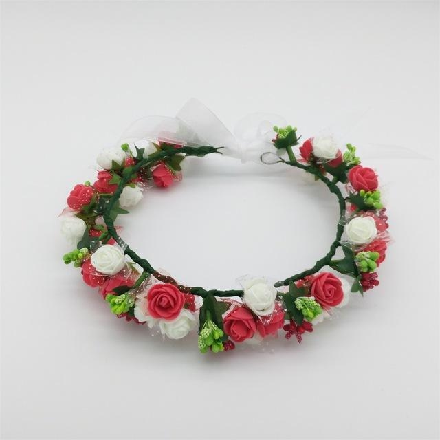 Girls Party Wear Floral Hair Crowns-B 10-JadeMoghul Inc.