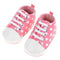 Girls Polka Dot Soft Sole Shoes-Pink-0-6 Months-JadeMoghul Inc.