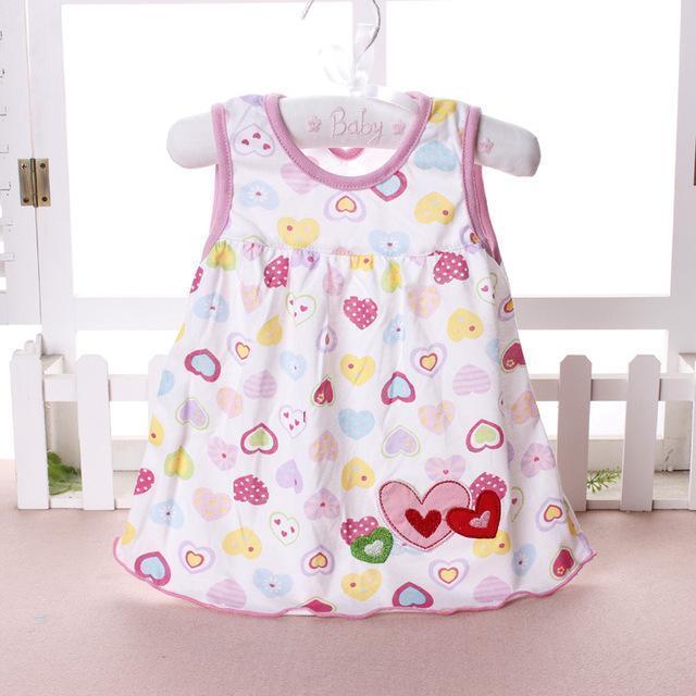 Girls Polka Dot Summer Dress-a12-3M-JadeMoghul Inc.