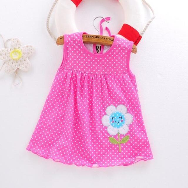 Girls Polka Dot Summer Dress-a15-3M-JadeMoghul Inc.