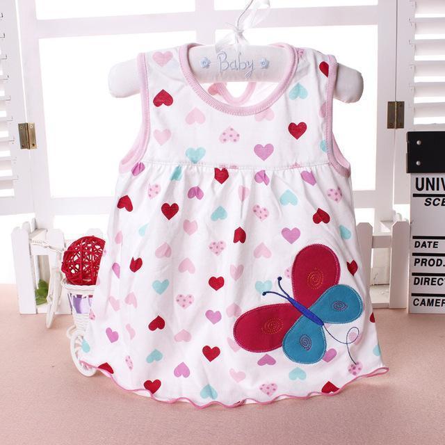 Girls Polka Dot Summer Dress-a4-3M-JadeMoghul Inc.