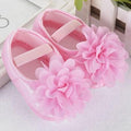 Girls PU Leather Fabric Flower Shoes-Pink-2-JadeMoghul Inc.