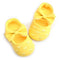 Girls PU Leather Heart Embroidered Shoes With Bow Decor-Y-13-18 Months-JadeMoghul Inc.