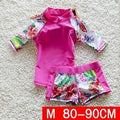 Girls Shirt And Shorts Swim Set-Swimwear Kids Pink M-JadeMoghul Inc.
