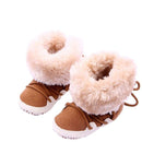 Girls Soft Thick Warm Fleece And Fur Booties-2-1.5-JadeMoghul Inc.