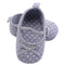 Girls Striped / Polka Dot Shoes With Flower Decor-Pattern 3-0-6 Months-JadeMoghul Inc.