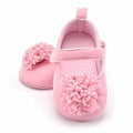 Girls Striped / Polka Dot Shoes With Flower Decor-Pattern 4-0-6 Months-JadeMoghul Inc.