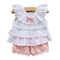 Girls Summer Lace Ruffle Romper Set-Pink-12M-JadeMoghul Inc.