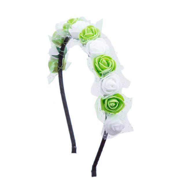 Girls Sweet Candy Color Children Foam Rose Flower Headband-AS SHOW 22-JadeMoghul Inc.