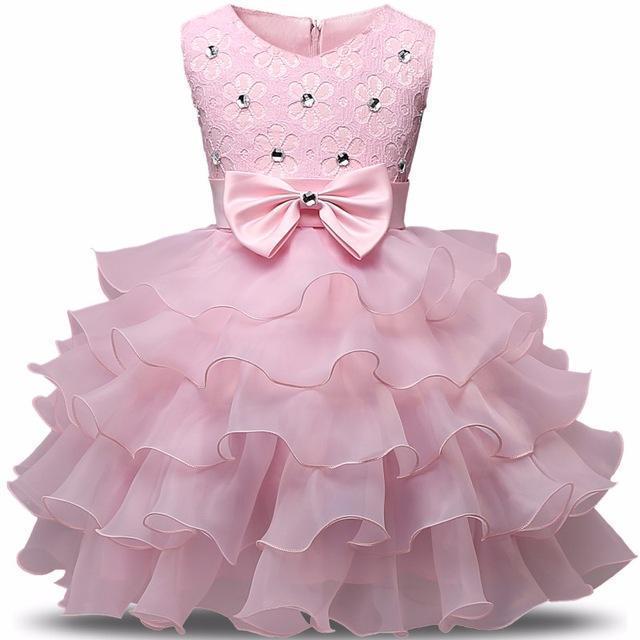 Girls Tier Tutu Party Dress-47F-9M-JadeMoghul Inc.