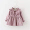 Girls warm Fur Lined Full Sleeved Dress-picture color 1-12M-JadeMoghul Inc.