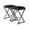 Glasby Industrial Bar Stool Set Of 2-Bar Stools and Counter Stools-Weathered Gray-Leatherette Metal-JadeMoghul Inc.