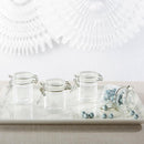 Glass Favor Jars - DIY (Set of 12)-Favor Boxes Bags & Containers-JadeMoghul Inc.