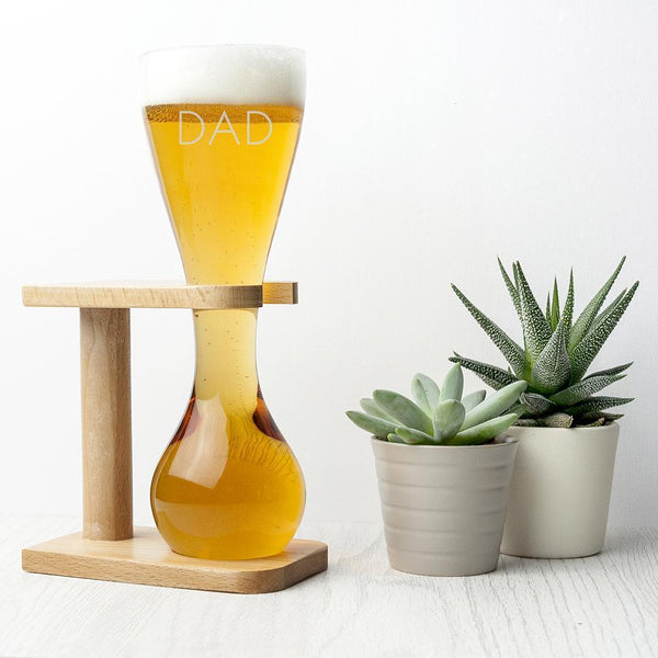 Glass Gifts & Accessories Personalized Gifts Quarter Yard Ale Glass Treat Gifts