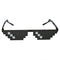Glasses 8 Bit MLG Pixelated Sunglasses Men Women Brand Thug Life Party Eyeglasses-C1-JadeMoghul Inc.