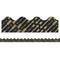 GLD GLITTER ARROWS SCALLOPED BORDER-Learning Materials-JadeMoghul Inc.