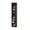 Glimmering Brown Narrow Wooden bookcase-Book Cases-dark brown-MDF-JadeMoghul Inc.