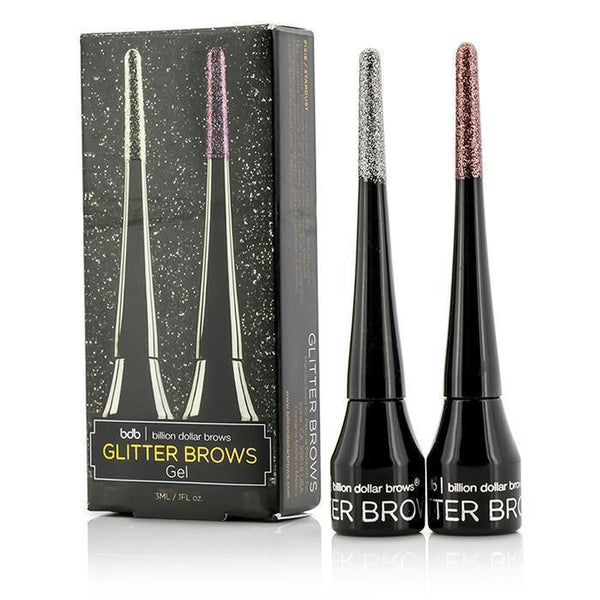 Glitter Brows Gel Set: 2x Glitter Brows Gel (Stardust, Pixie) - 2x3ml-0.1oz-Make Up-JadeMoghul Inc.