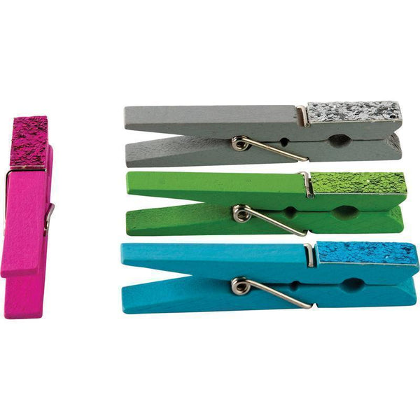 GLITTER CLOTHESPINS-Learning Materials-JadeMoghul Inc.