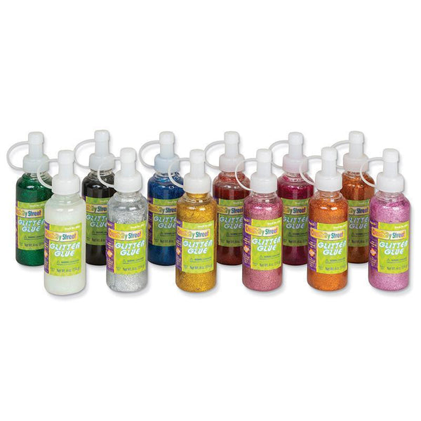 GLITTER GLUE 12PK ASSORTMENT-Arts & Crafts-JadeMoghul Inc.