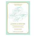 Glitz And Glam Invitation Daiquiri Green (Pack of 1)-Weddingstar-Daiquiri Green-JadeMoghul Inc.