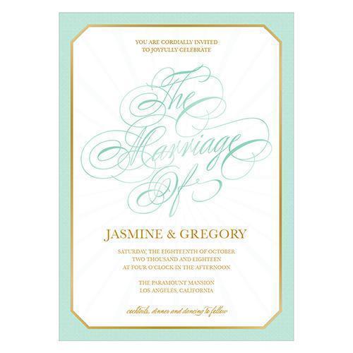 Glitz And Glam Invitation Daiquiri Green (Pack of 1)-Weddingstar-Daiquiri Green-JadeMoghul Inc.